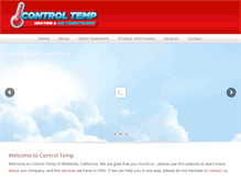 Tablet Screenshot of controltemp.org